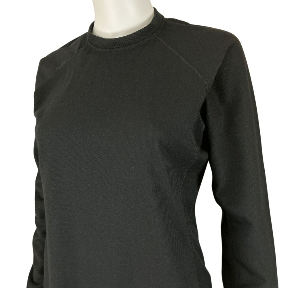 Patagonia Womens Capilene 3 Crew Base Layer L Black Performance Midweight Hiking - Picture 4 of 12